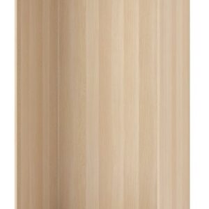 Wardrobe frame, white stained oak effect, 100x58x201 cm
