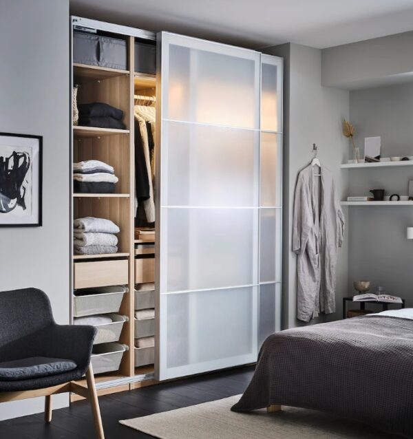 Wardrobe frame, oak, 50x58x236cm - Image 2